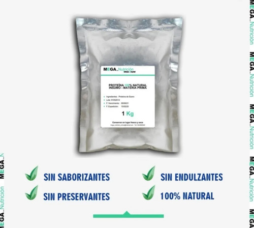 Proteína Natural 100% 1 Kilo 2.2 Libr - Kg a $56900