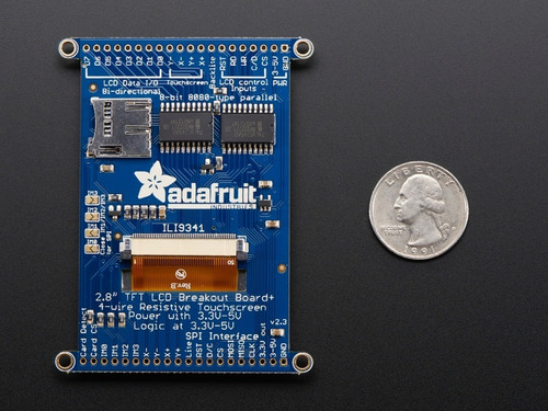 Adafruit Display Lcd 2.8 Touchscreen Ili9341 Arduino Pic Avr