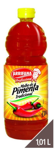 Molho De Pimenta Tradicional 1,01lt Arrifana