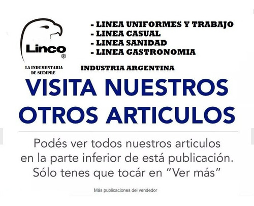 Pantalon Cargo Reforzado Linco El Mejor Del Mercado T.50-54