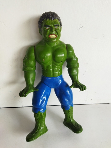 Hulk Panatalon Azul Botas Pelicula Retro 27 Cm Bootleg