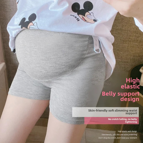 Pantalones Cortos De Seguridad De Cintura Alta Para Maternid
