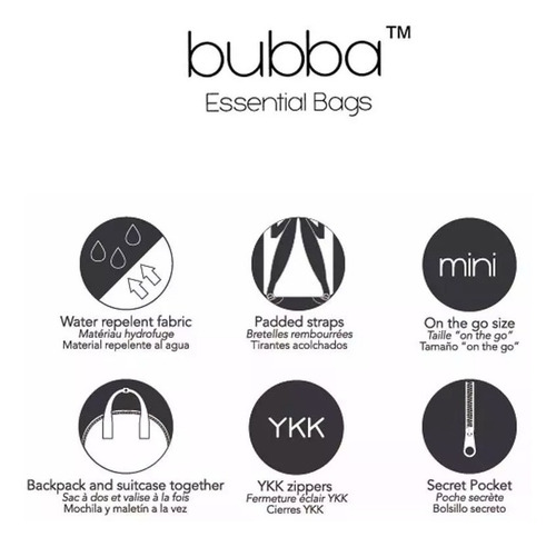 Mochila Bubba Essencial Bags Mini Classic Mirabela (1298)