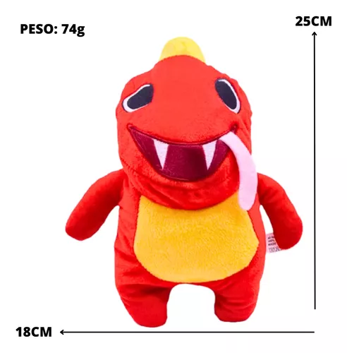 Pelúcia Creche do Banban Boneco Monstro Vermelho Banban 25cm