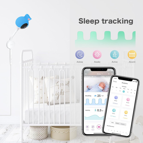 Ibaby I2 Blue Smart Wifi - Monitor De Respiración Para Bebés