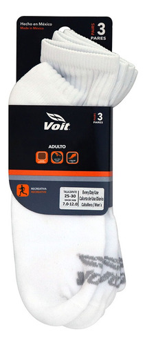 Calceta Deportiva Corta Voit 3 Pack Caballero
