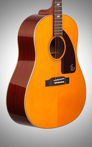 Imagem 9 de 10 de Violão Eletro-acústico EpiPhone Texan 1964 Antique Natural