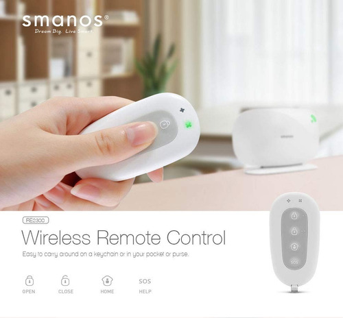 Imagen 4 de 5 de Control Remoto Inalambrico Smanos Re2300 868mhz Alarmas
