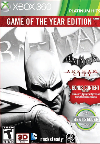Xb360 - Batman Arkham City Game Of The Year Ed. - Nuevo - Ag