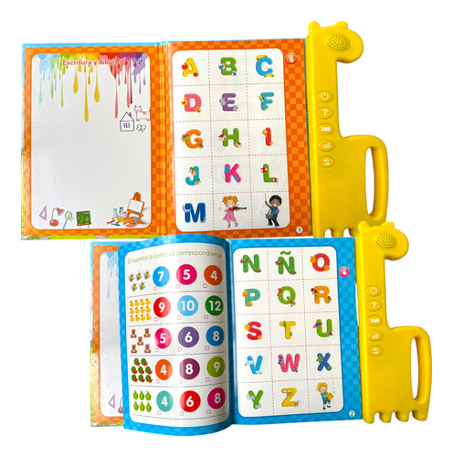 Libro Didactico Infantil Juguete Aprendizaje Ingles Español