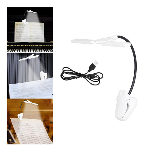 Lámpara De Escritorio Led Portátil Protección Ocular Luz