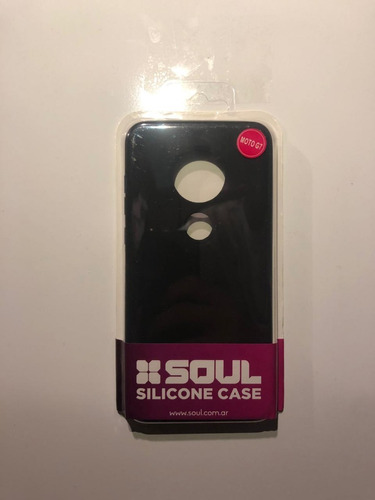 Funda Silicona + Vidrio Protector Templado Moto G7