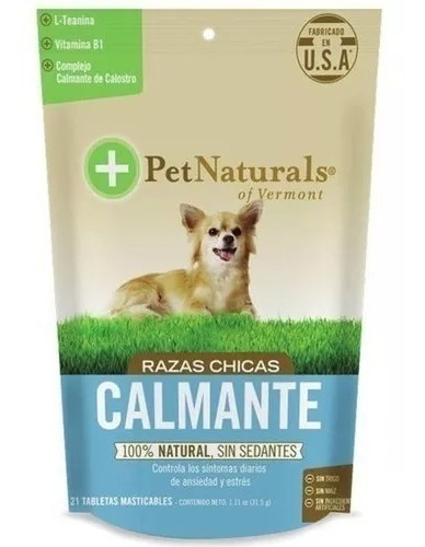 Calmante Natural Para Perros Chicos Pet Naturals Pn006943