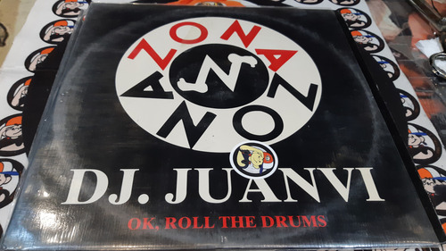 Dj Juanvi Ok Roll The Drums Vinilo Maxi 1993 Makina (Usado)