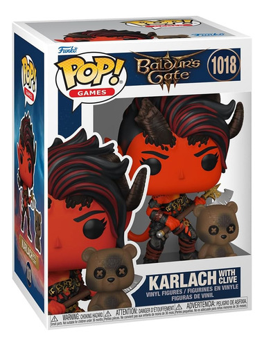 Funko Pop Baldur's Gate Karlach With Clive