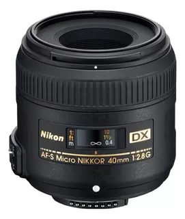 Lente Af-s Dx Micro Nikkor 40mm F/2.8 G