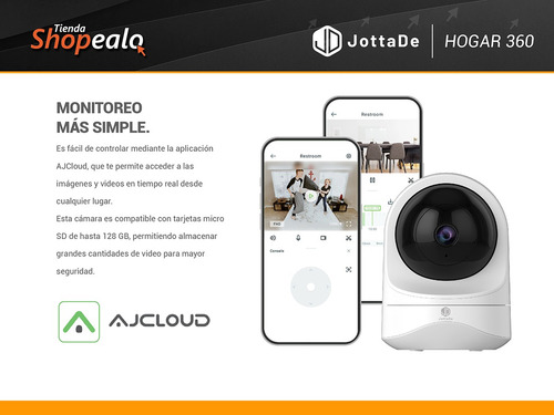 Camara De Seguridad Ip Jd Motorizada Domo Full Hd C651 Wifi