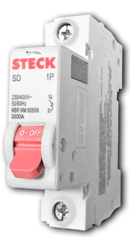 Disjuntor Monopolar Din 20a Classe C 230v steck Sdd61c20