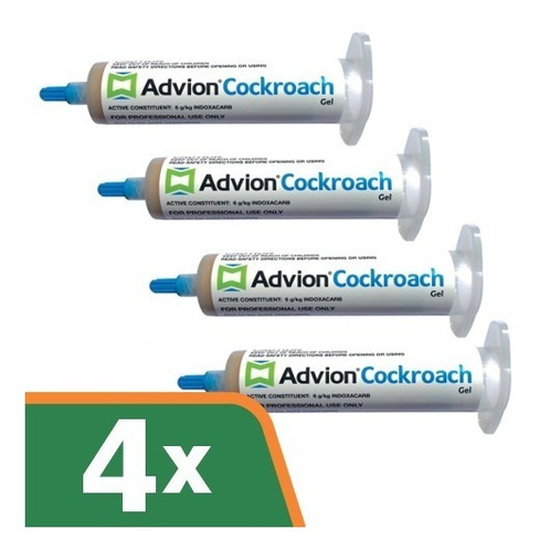 Kit 4 Gel Advion Cucaracha 30 Gr Syngenta