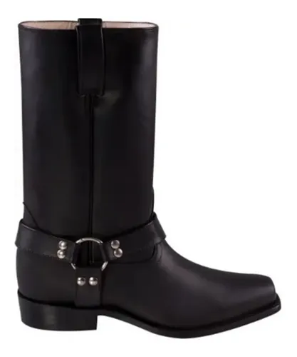 Bota Larga Vaquera Jc Mc Coy 2000 Id 23491 Negro Hombre