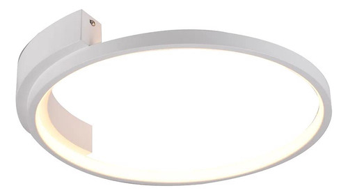 Luminária Plafon Bambolê Sobrepor Branco Led - Fo026sw Bella