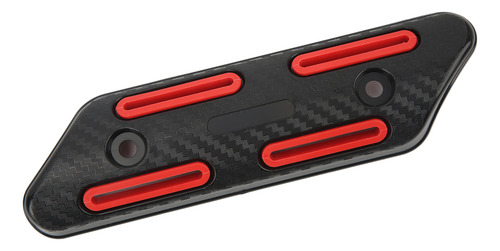 Protector Térmico Antiescaldado Para Tubo De Escape Rojo Roj