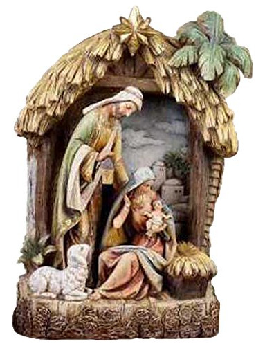 Napco Sagrada Familia En Portal De Navidad Decoracion Figura