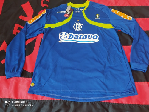 Camisa Do Flamengo Goleiro Manga Longa