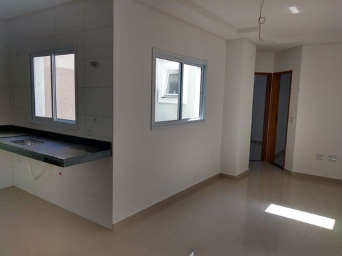 Imagem 6 de 22 de Cobertura Com 110 M² Sendo 2 Dormitórios, 1 Suíte, 2 Vagas À Venda Por R$ 408.000- Utinga - Santo André/sp - Co0980
