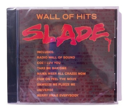 Slade Wall Of Hits Cd Nuevo Eu Musicovinyl