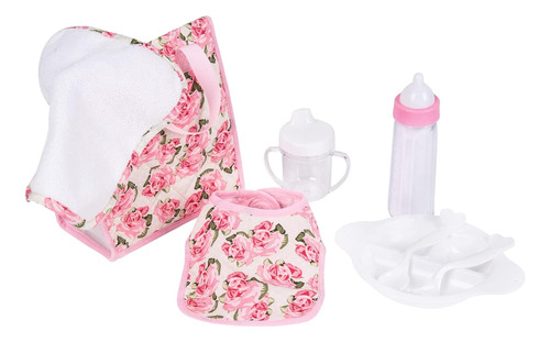 Rakki Dolli Feeding Set Nursery Bag Juego Para Muñecas, Plat