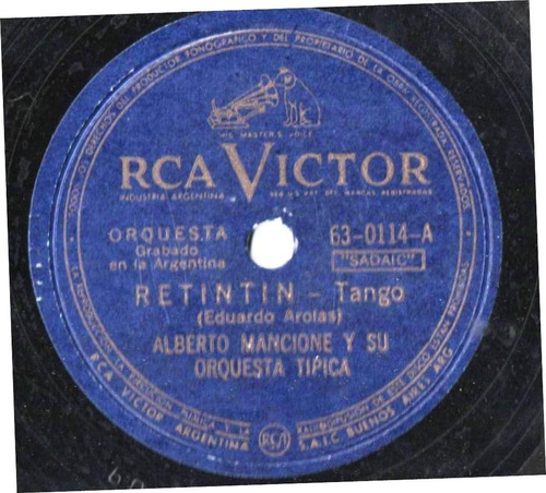 Lote De 10 Discos De Tango Según Detalle Artistas Varios (f) (Usado)