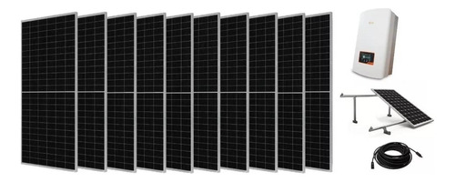 Kit 10 Paneles Solar 545w + Inversor 5kw/220v + Estructura 