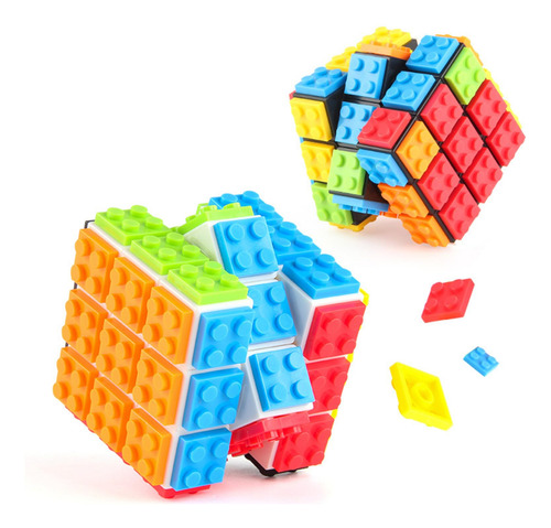 Cubo Rubik Desmontable Diy, Puzzle Creative Collage Bloques
