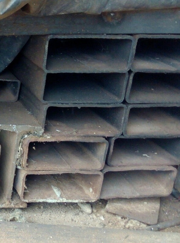 Tubo Estructural Sección Rectangular 160x65x3.40x12 Metros