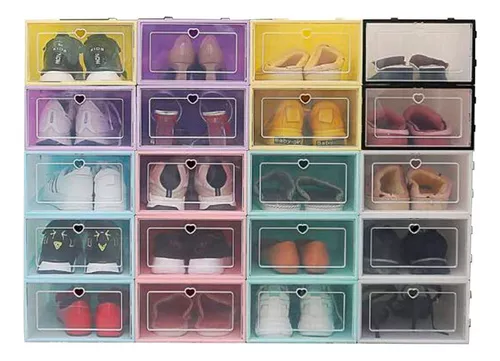 Set 4 Cajas Organizador de Zapatos