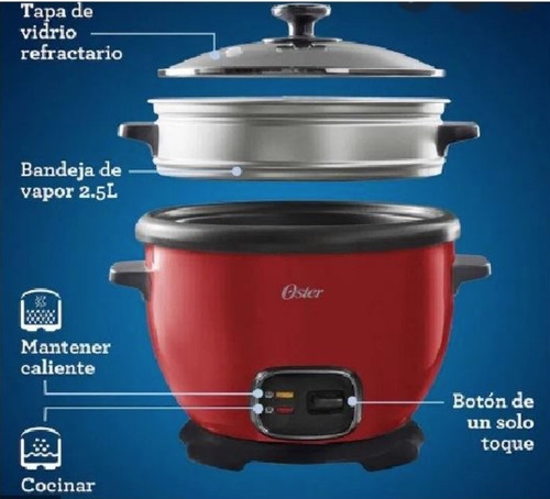 Combo Oster Freidora Digital 1.8l + Olla Arrocera C Vaporera