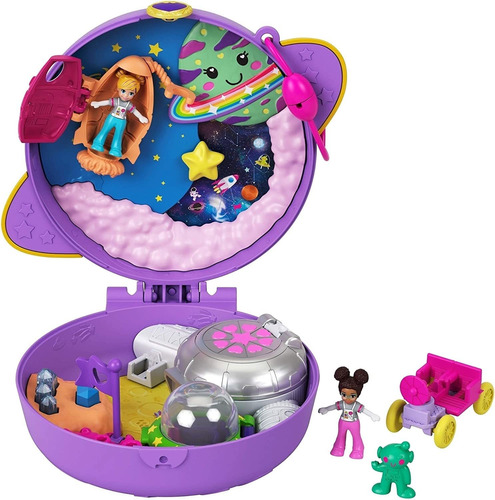 Polly Pocket Saturn Space Explorer Diversión Compacta