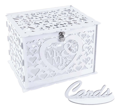 Caja Para Tarjetas De Boda, Caja De Sombra Para Tarjetas De