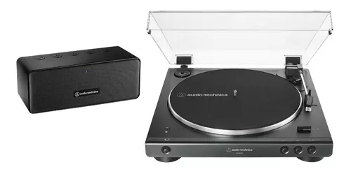 Tocadiscos Audio Technica At-lp60x Con Parlante Bluetooth