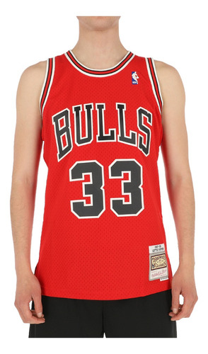 Camiseta Mitchell & Ness Chicago Bulls Scottie Pippen Hombre