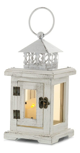 Farol Decorativo Velas De Madera Casa De Campo Â Porta...