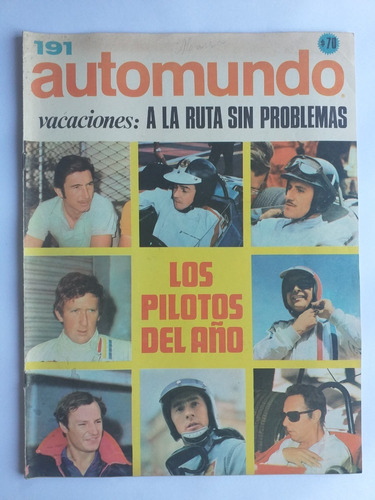 Revista Automundo Nro. 191 - Diciembre 1968 *