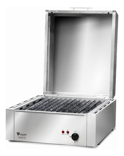 Parrilla Eléctrica Cook & Food 60 Cm Nogal - Tst