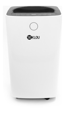 Potente Deshumidificador Seklou Compresor Extrae Humedad 35m Color Blanco