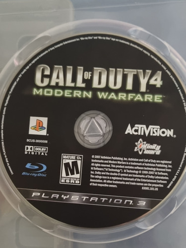 Call Of Duty  4 Modern Warfare Ps3 Fisico