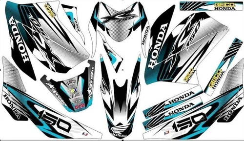 Stickers Para Moto  200z Naranja Mod-81