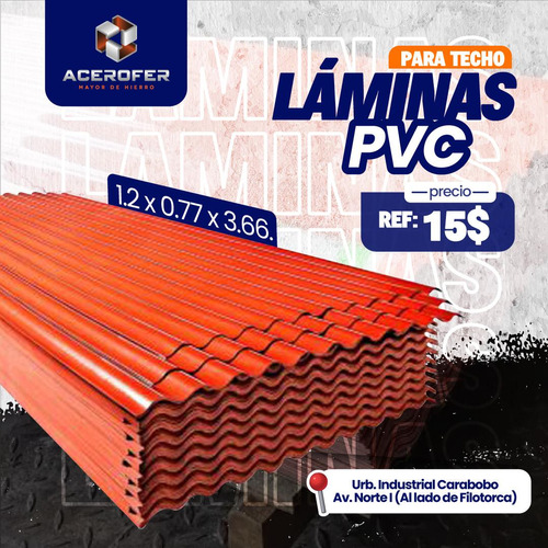 Lamina Pvc 3.66 Cal. 1.2 Mm 