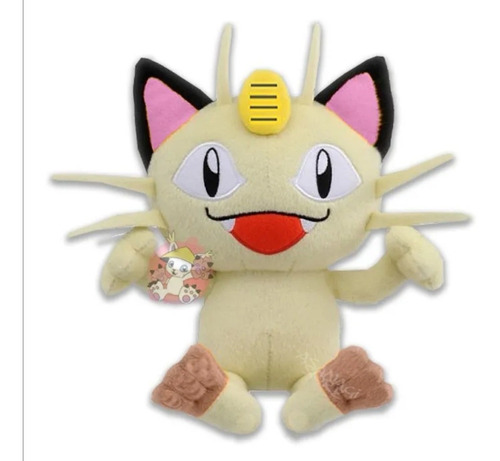 Meowth Pokémon Importado Antialérgico 35cm