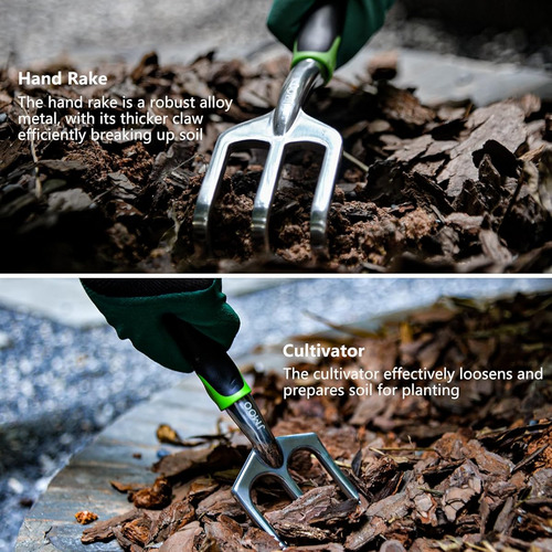 Juego De Herramientas De Jardin Jmoo, Herramientas Manuales